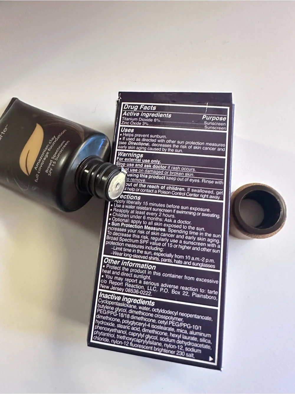 tarte Amazonian Clay Full Coverage Foundation SPF 15 Sunscreen Medium-Tan Sand